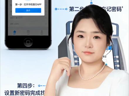 密码忘了,一定要去银行柜台吗?#银行卡 #密码 #银行 #手机银行 #密码重置
