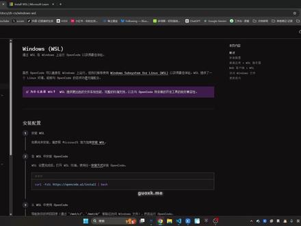 OpenCode 使用全攻略|从零入门到熟练上手 (12) 通过wsl在windows中使用opencode。语速较慢,推荐二倍速观看。#opencode #agent #程序员 #计算机 #教程