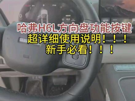 哈弗H6L方向盘按键超详细使用说明!新手必看!#哈弗H6L #家用高品质SUV #哈弗H6L设置 #青年创作者计划