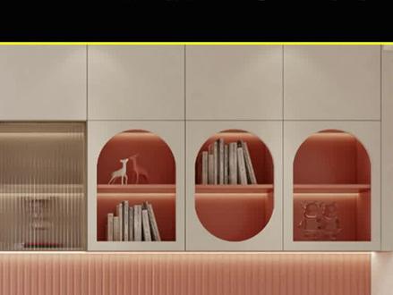 效果图里,镂空门板的2种做法,举一反三吧!对了,酷家乐和三维家,你更喜欢用哪个?#效果图表现 #三维家软件 #酷家乐效果图设计 #全屋定制