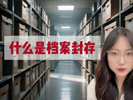 什么是档案封存?#档案科普#档案封存#禁毒