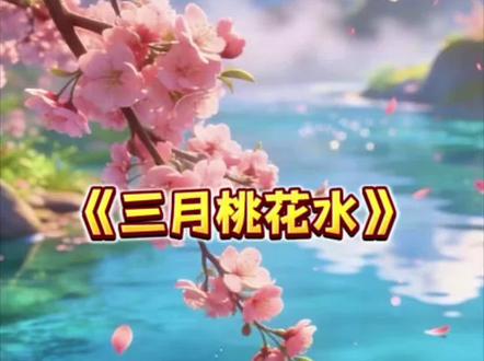 四下 第4课《三月桃花水》课文朗读视频 #四年级下册语文 #小学语文课文 #课文朗读小学语文