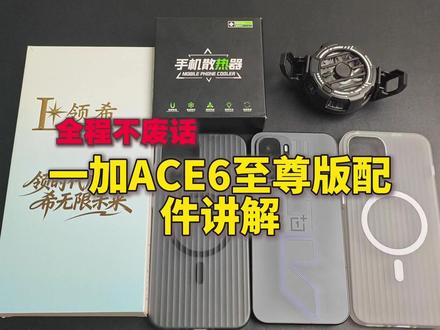 全程不废话,一加ACE6至尊版配件讲解保姆级全家桶配件: #一加 #一加ACe6至尊版 #全家桶 #配件分享 #数码科技