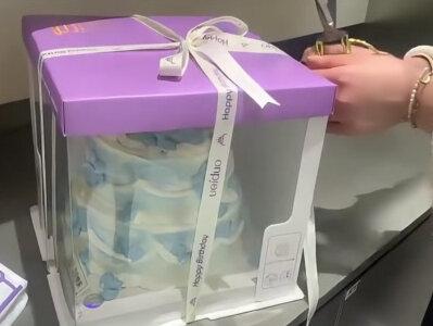 蛋糕打包秘籍!#蛋糕定制 #蛋糕打包教程 #打包视频 #秘籍