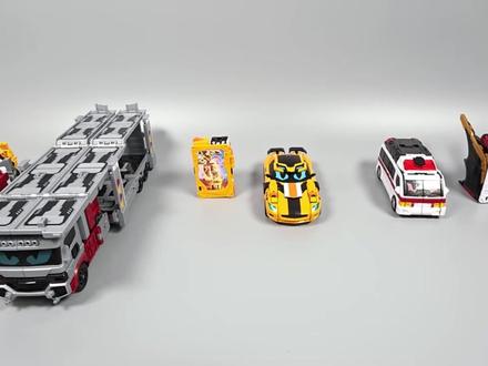 炫卡斗士W捷豹塔姬、诡翼伯爵、荒原银卫变形集合