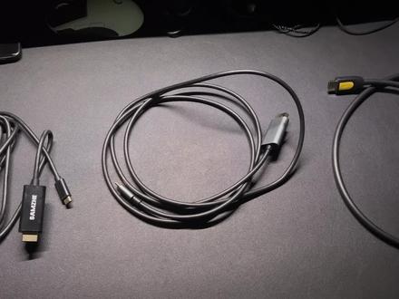 笔记本外接显示器到底什么线材比较好? #拯救者r9000p #外接显示器 #显示线材 #雷神黑武士