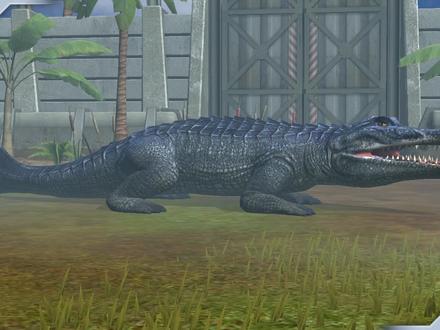 侏罗纪世界国际服:10级地蜥鳄,大战副栉龙