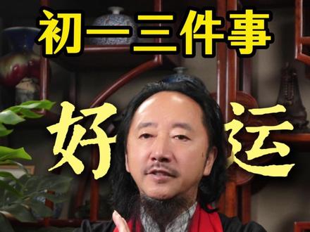 春节如何转运,这三件事别忽视 春节如何转运,这三件事别忽视#春节 #转运 #刘绥滨 #青城派