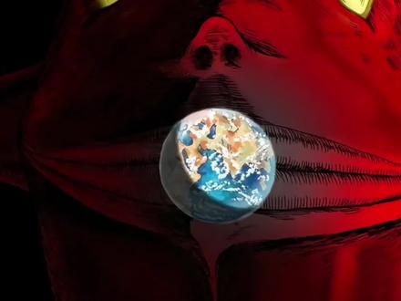 宇宙霸主,宇宙红鱼!#海绵宝宝 #宇宙红鱼