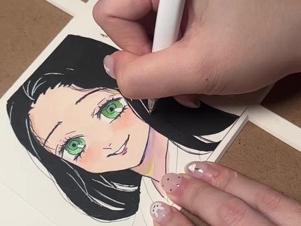 琴叶是最爱伊之助的人啊. 猪妈好美,难怪猪猪长得那么好看,原来是基因强大呀,下一个画谁在猪猪旁边呢呢#鬼灭之刃#手绘 #梅森尼斯丙烯马克笔 #伊之助 #琴叶