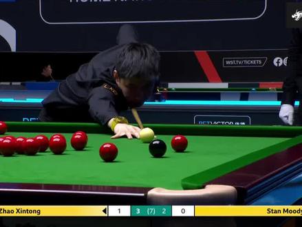 赵心童4-2击败穆迪,取得11连胜向3连冠迈进 #赵心童冠军 #赵心童 #威尔士公开赛 #荆龙球杆
