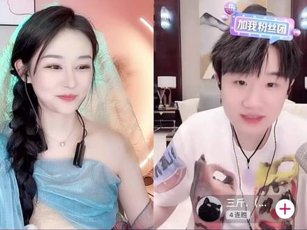 该说不说,我们福娃这💃越来越进步了,从三哥戴的特效这瞪得老大的眼睛应该能看出来吧😂#欣晓晓 #三斤9237