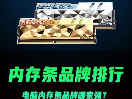 排行榜:电脑内存条第一梯队是谁?你知道吗?#数码科技 #电脑 #电脑配置 #内存条 #排行榜 @DOU+小助手