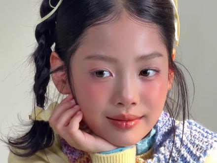 元气少女 四股员筒编发教程 #儿童摄影 #儿童造型 #编发 #少女写真 #骗你生女儿