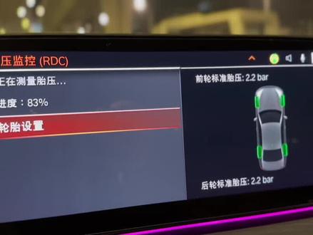 提车的时候胎压3.3,无奈动手放点气吧。#宝马5系