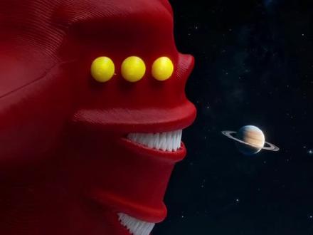 五嘴宇宙红鱼狂暴来袭!!! #宇宙红鱼 #宇宙红鱼vs宇宙蓝鱼 #怪兽 #宇宙紫鱼 