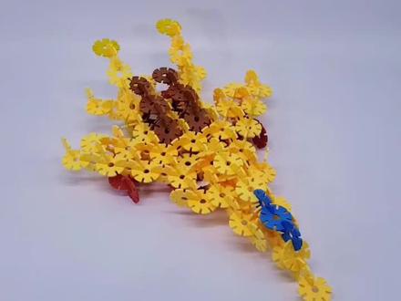 雪花片攻略 歼15战斗机 三星难度 164片#雪花片 #手工 #战斗机 #歼15