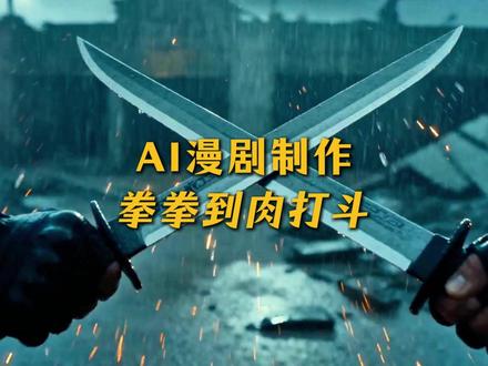AI漫剧制作之拳拳到肉打斗!!! #AI #AI漫剧 #教程 #小云雀AI #打斗