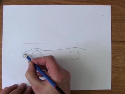 四分钟画一辆劳斯莱斯