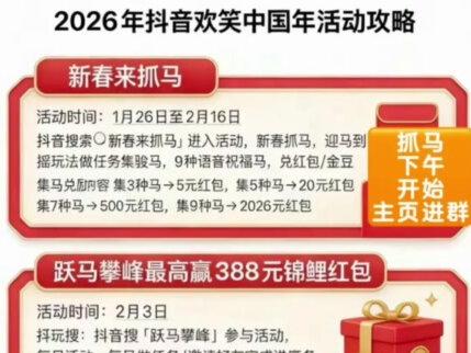 2026年各大APP春节活动总结! #马年春节#春节#薅羊毛#省钱攻略#云游中国