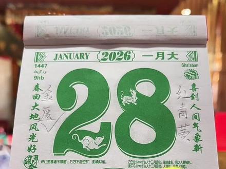 2026年1月28日 #老黄历万年历 #今日黄历#电子黄历 #相信科学拒绝迷信 相信科学,切勿迷信!只是单纯的黄历解读,不要带入其他属相注入! 远离赌博、珍爱人生!本视频仅代表个人观点,不涉及任何宗教信仰和du博预测!