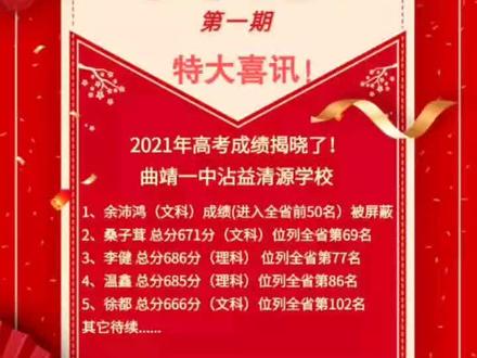 曲靖清源学校高考喜报