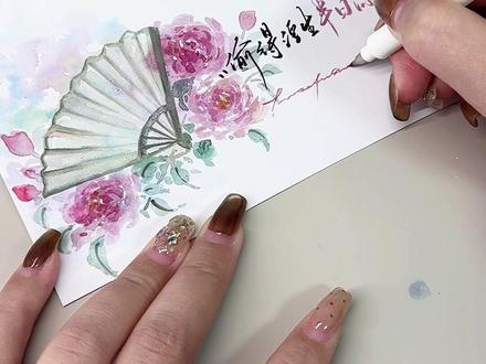 偷得浮生半日闲,我也想要一个大佬师傅#手写
#手绘 #染卡过程 #染卡教程 #古风