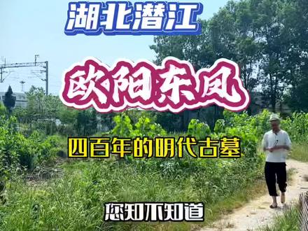 湖北潜江十号湖距发掘了一座距今400年历史的明代古墓,墓主人为欧阳东凤。@皇吉吉 @这里是潜江