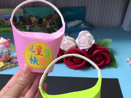 一次性纸杯就能做六一儿童节手办礼,即简单孩子又喜欢,来试试吧 #亲子手工 #手工diy #儿童节手工