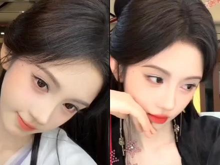 #鞠婧祎(yc:不知)姐姐平时都化这么浓的妆吗?