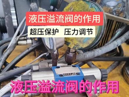 溢流阀的作用#溢流阀故障 #溢流阀