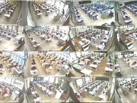 直击2022高考现场,监控大屏实时显示考场情况,小动作高清可见,还敢作弊吗?#高考 #2022高考加油 #监考 #祝高考学子金榜题名