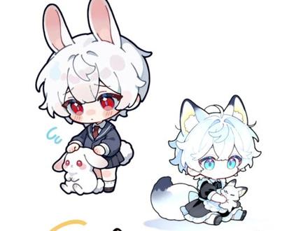 新手画Q版,能救一个是一个 #绘画 #procreate绘画 #插画 #画画