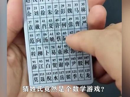 不开口就知道你姓啥?猜的这么准,是玄学还是科学?(2/3) #文化 #揭秘 #玄学