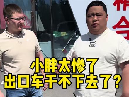 小胖太惨了出口车干不下去了?@哈尔滨小胖说车狗磊收车号