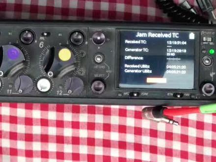 OneSync时码器的日常操作。录音机是sounddevices 688。#声画同步 #拍摄技巧