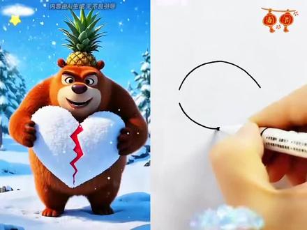 #玩游戏我是认真的 #日常瞎画 #熊大熊二 @DOU+小助手