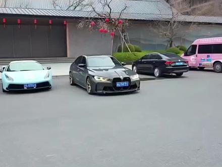 过年回家刀枪炮必须都停小区门口#小小小酷哥 #过年 #车