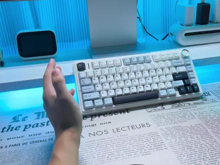 狼蛛F75首发测评!#客制化键盘 #机械键盘 #数码科技 #中视频群星招募令 #游戏外设