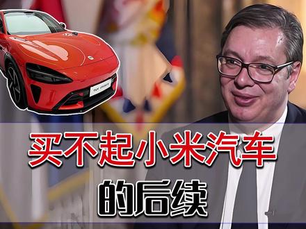 武契奇买不起小米汽车的后续 #热点 #真实事件 #武契奇 #认知 #大实话