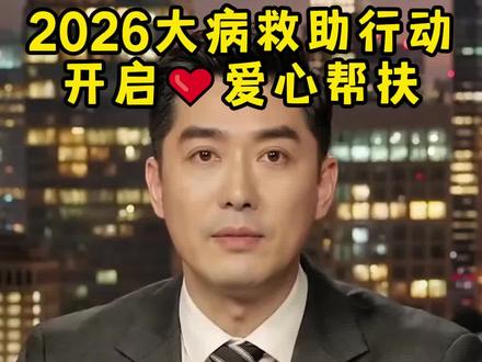 2026全国大病救助❤️爱心帮扶,只要真人真事,都可以申请 2026全国大病救助爱心帮扶,只要真人真事,都可以申请 #大病救助 #大病儿童救助 #脑梗 #脑出血 #心脏病