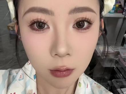 两个14.5对比#媞娜美瞳 #美瞳 #半年抛 #大直径