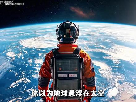 地球悬浮在太空是有神奇的力量托举着? #科普 #天文 #宇宙 #知识前沿派对 #青年创作者成长计划
