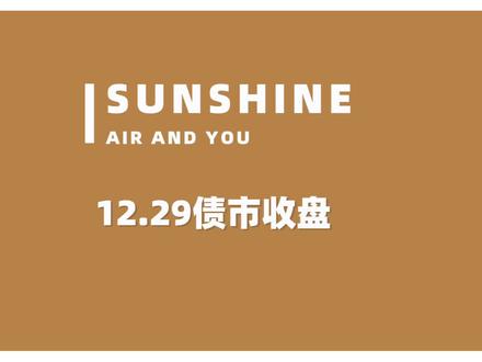 12.29债市收盘:利率债大雨天,碎蛋超100个?#支付宝理财 #支付宝基金 #债券 #债市 #债基