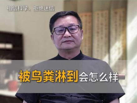 给鸟屎淋到了意味着什么你知道吗?#国学文化 #易学智慧 #风水玄学 #奇闻奇事 #民间故事