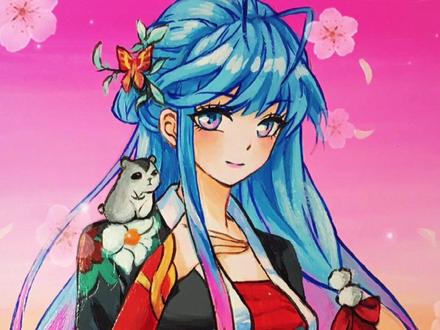 妈妈画的唐舞桐VS我画的唐舞桐,这翅膀是认真的?#唐舞桐 #画画 #斗罗大陆 #一起学画画