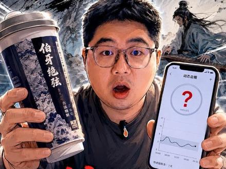 霸王茶姬伯牙绝弦,大杯少糖,升糖实测,结果很意外 #控糖 #伯牙绝弦 #霸王茶姬 #创作者扶持计划 #上热门