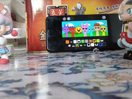 粘土制作节奏盒子小灰格雷