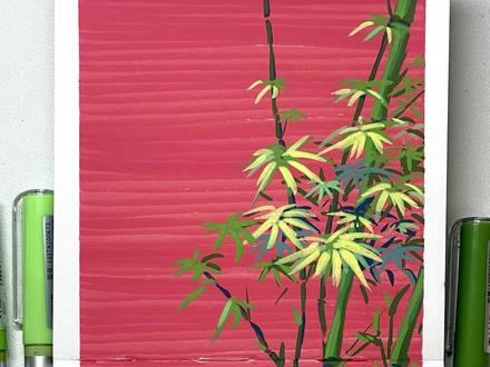 一分钟就能学会红墙翠竹画 新手教程,零基础也能轻松学会啦!
#跟着抖音学画画 #泰驰丙烯马克笔 #画竹子 #绘画教程 #国画之美