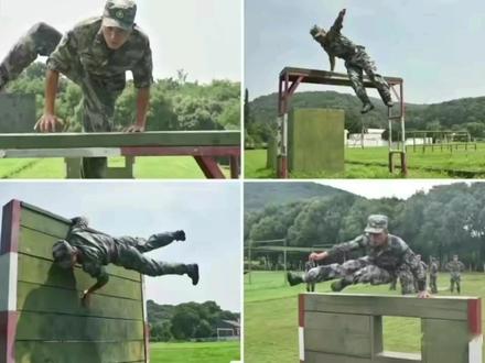 中国人民解放军四百米障碍!让我们回忆满满!